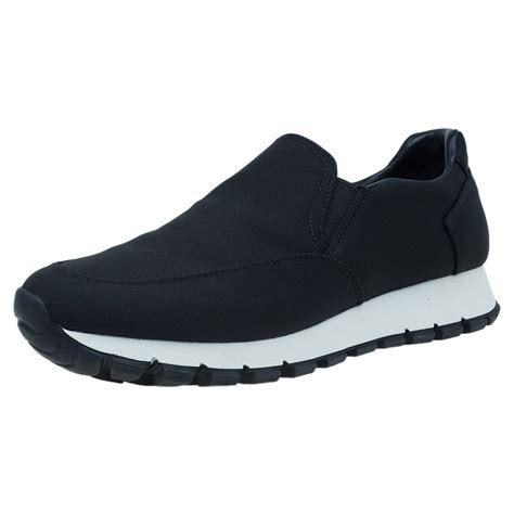 prada sneakers women black|prada slip on sneakers women.